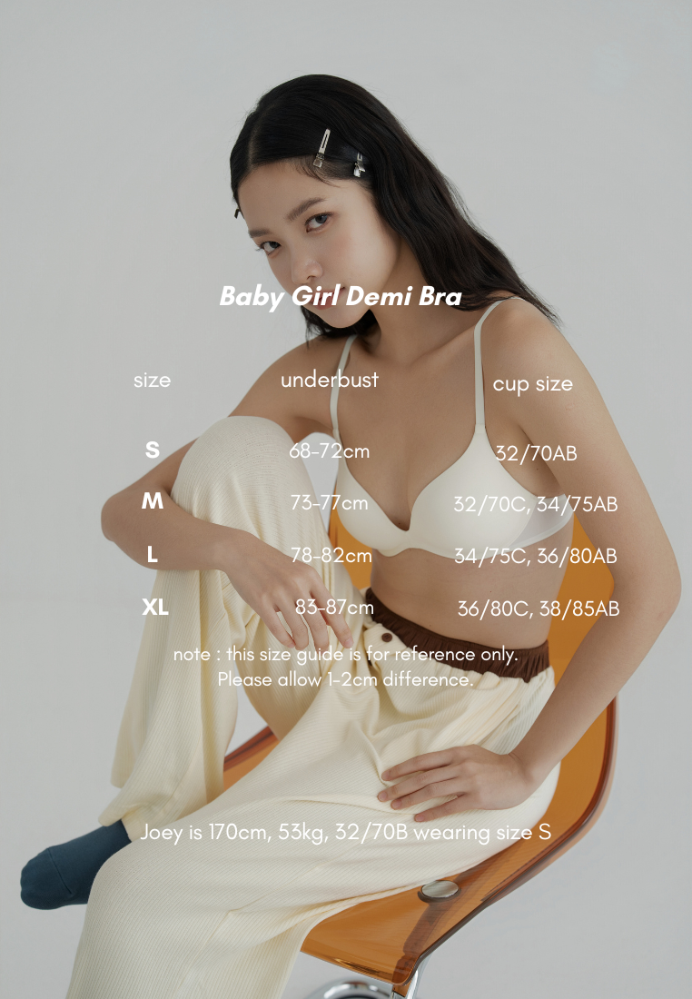 BABY GIRL DEMI BRA milk