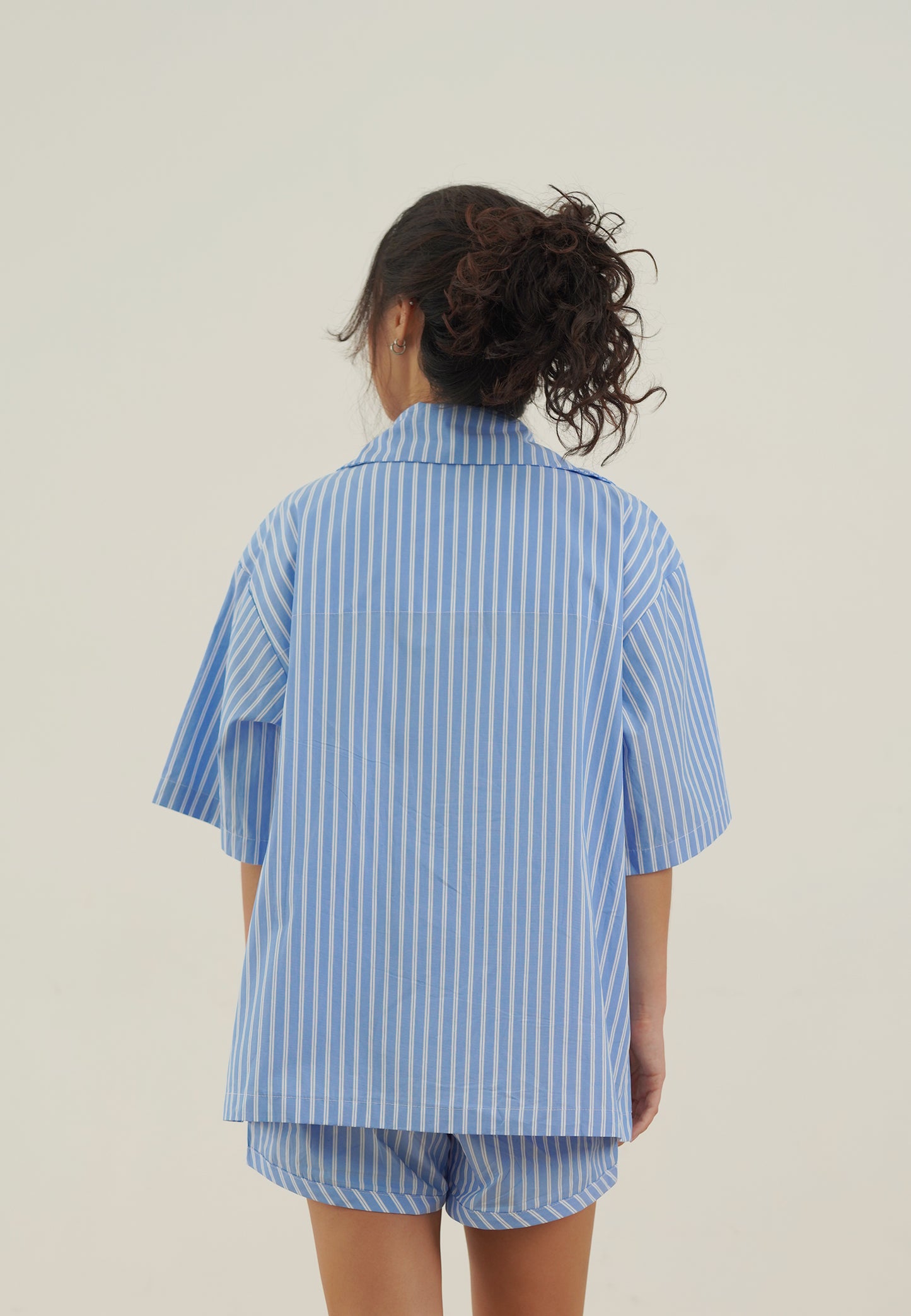 Snuggle Striped Box Short dark blue