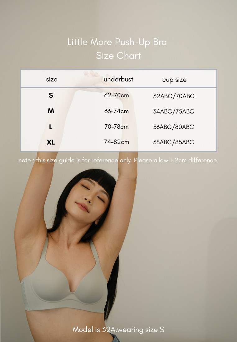 LITTLE MORE PUSH-UP BRA sand