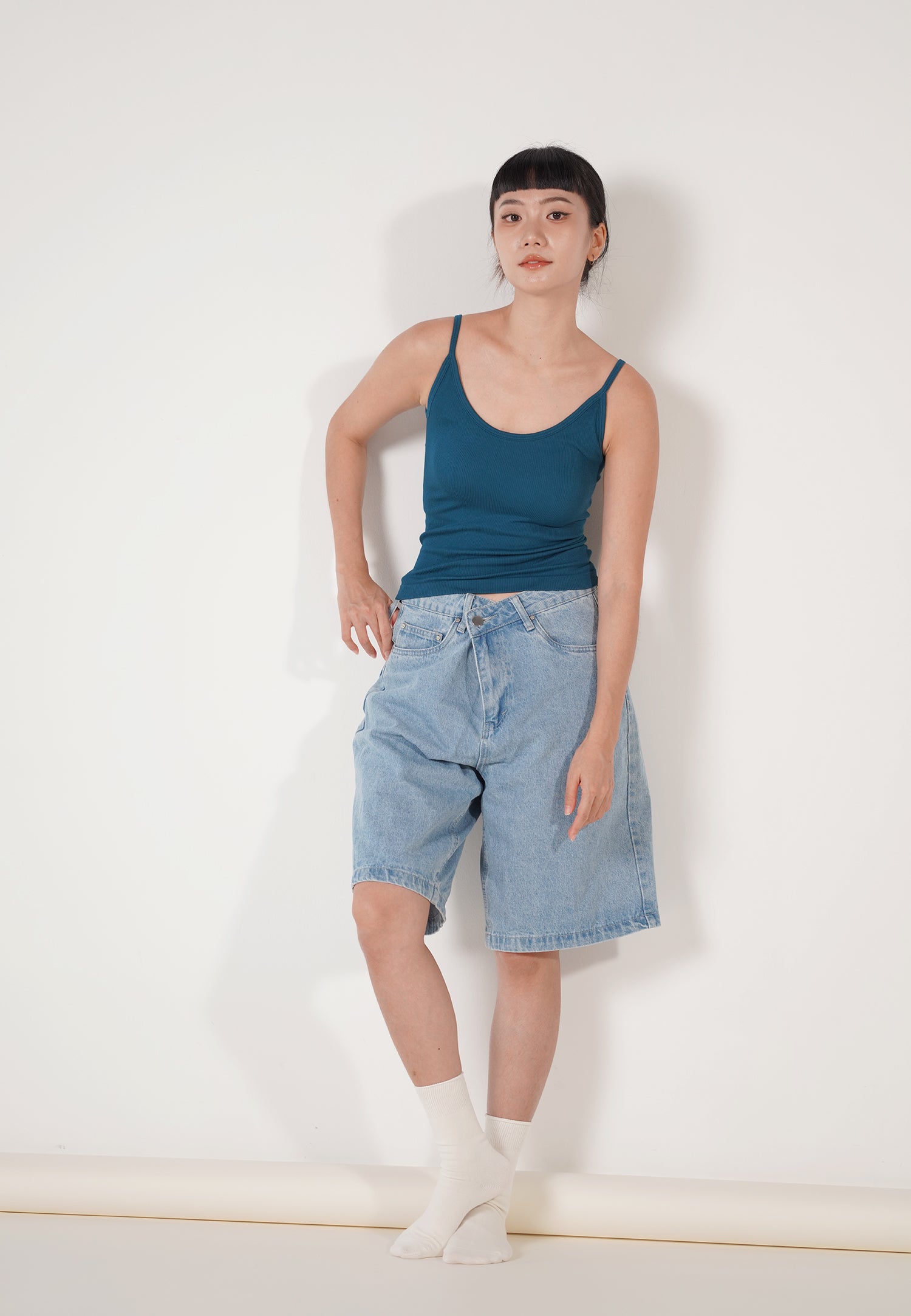 MAYA Padded Tank Top turquoise