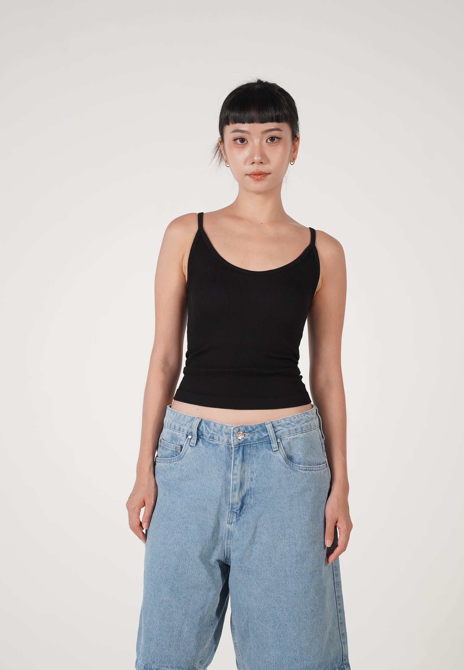 MAYA Padded Tank Top black