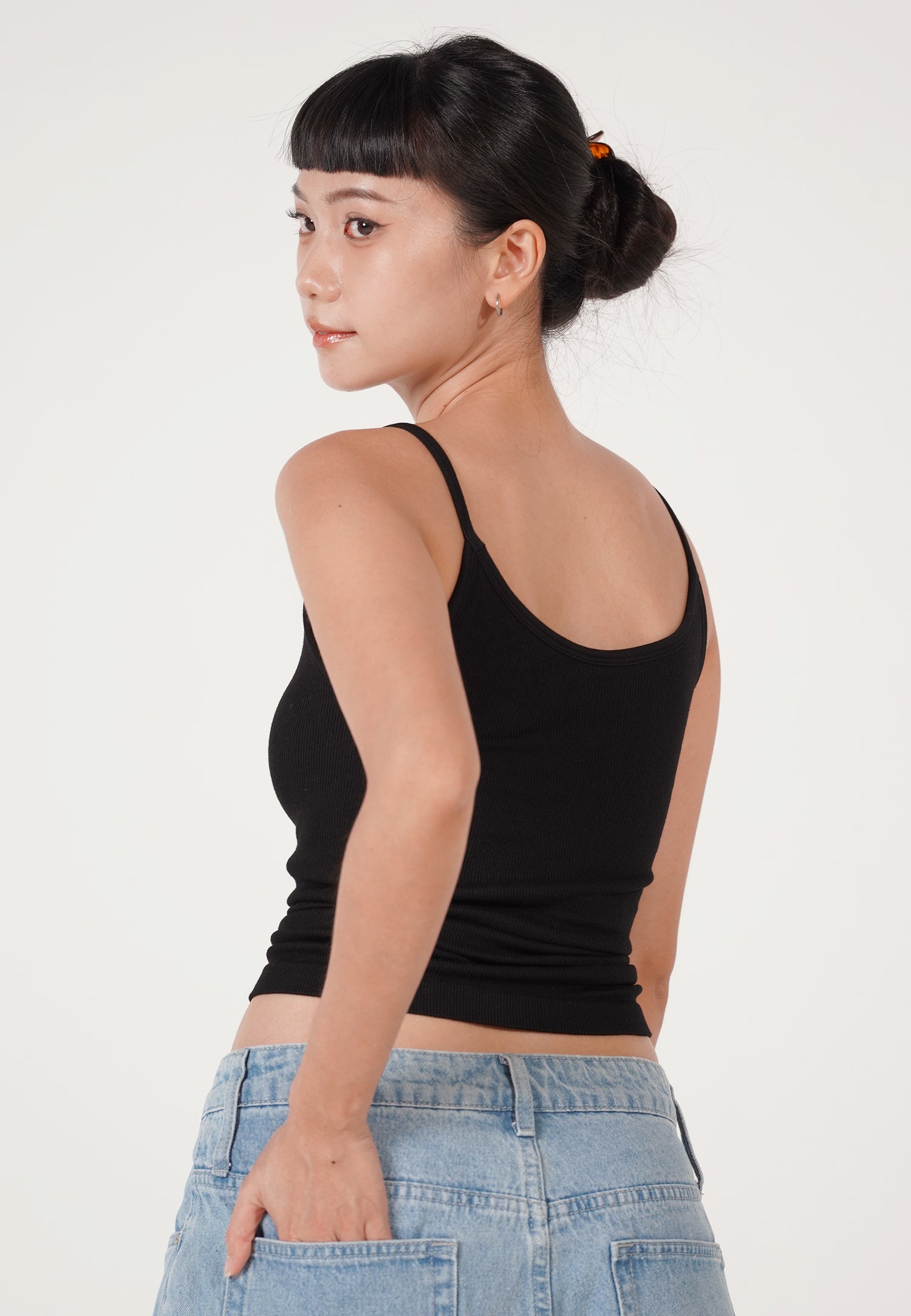 MAYA Padded Tank Top black