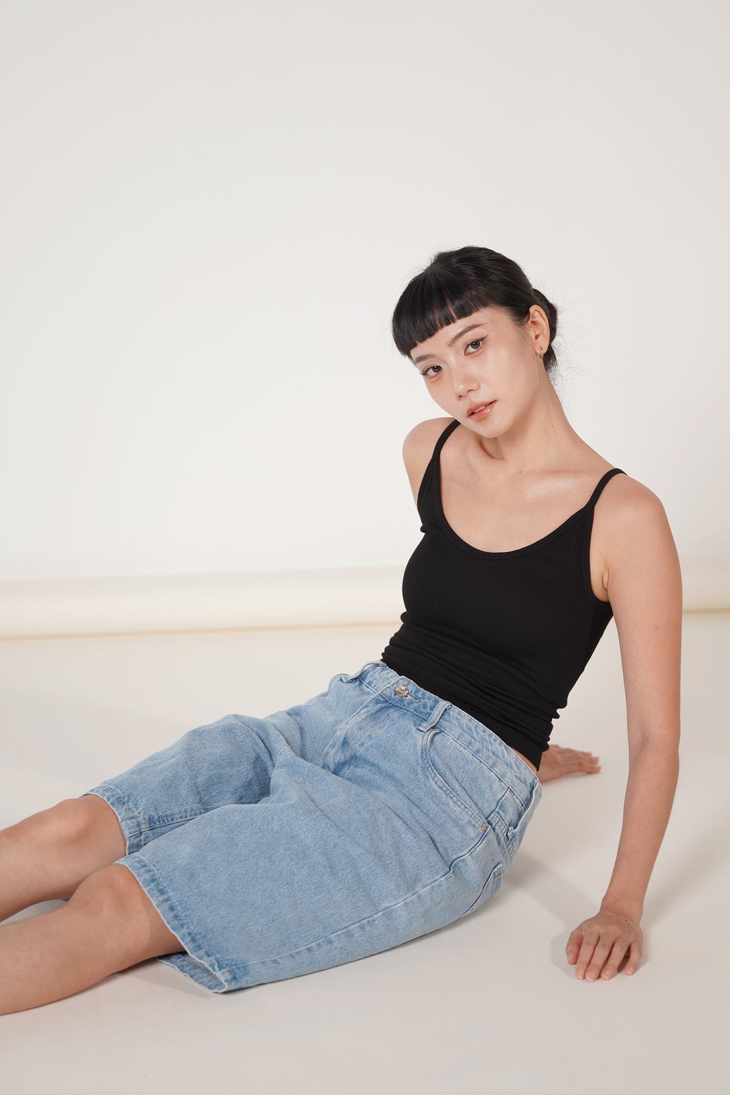 MAYA Padded Tank Top black