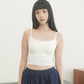 SMOOTHIE SEAMLESS BRA TOP milk (defected)