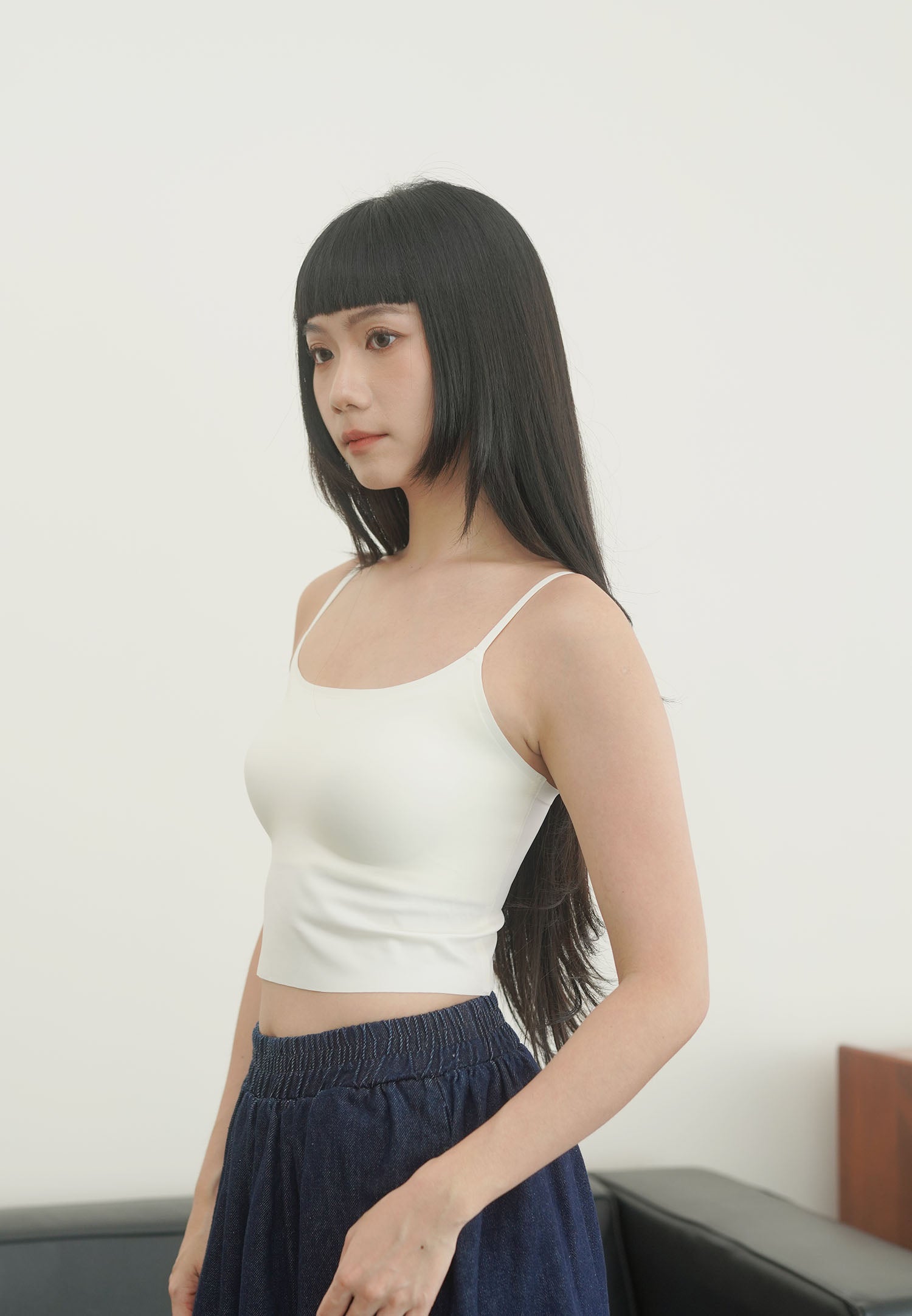 SMOOTHIE SEAMLESS BRA TOP milk (defected)
