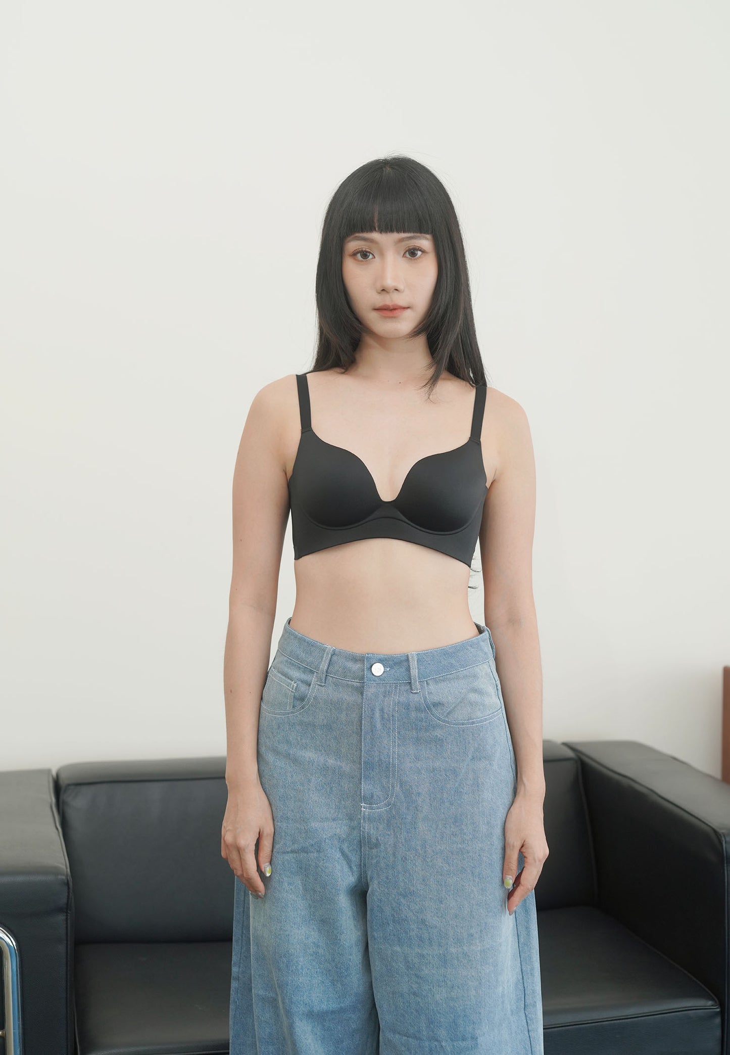 LITTLE MORE PUSH-UP BRA black (defected)