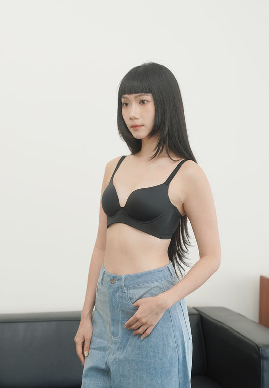 LITTLE MORE PUSH-UP BRA black (defected)
