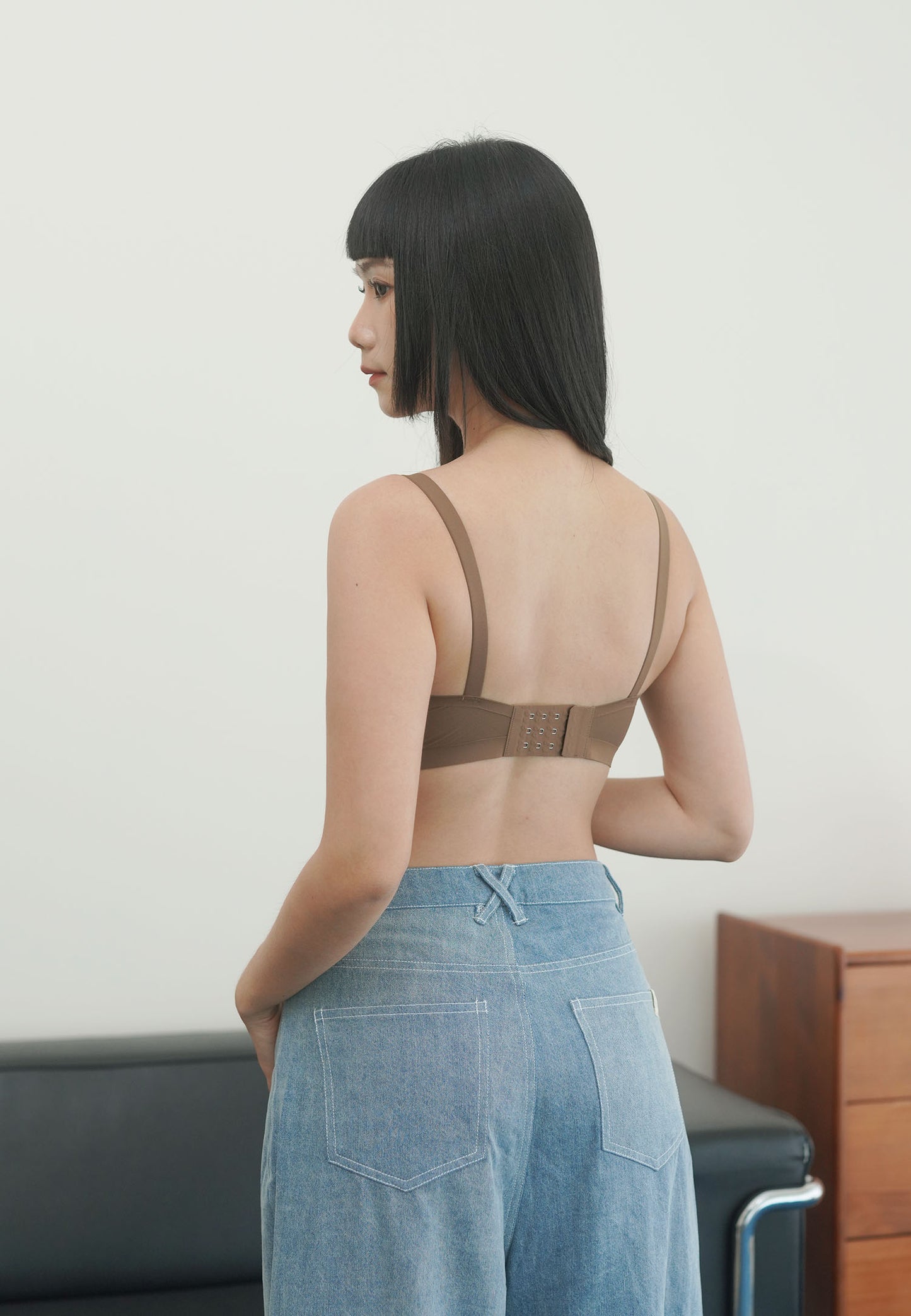 LITTLE MORE PUSH-UP BRA brownie (defected)