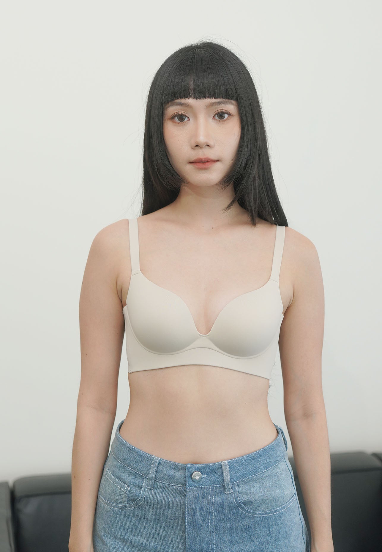 LITTLE MORE PUSH-UP BRA sand
