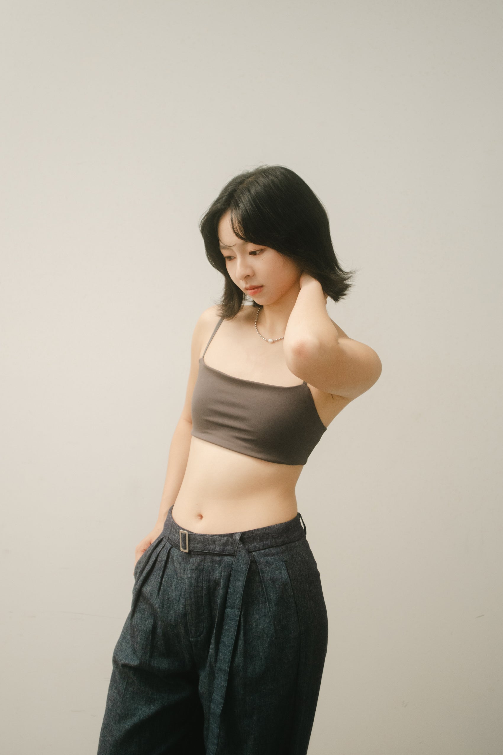 SIMPLICITY SQUARE BRA charcoal