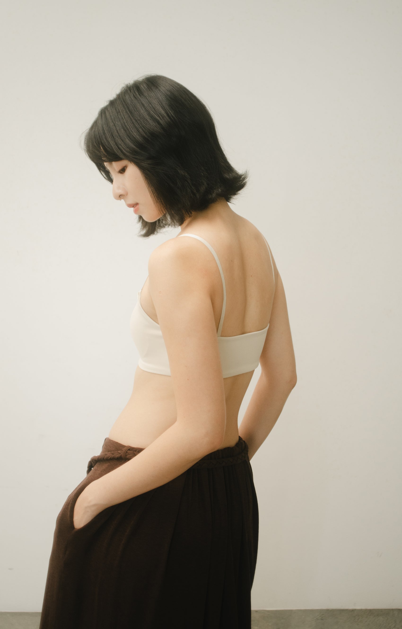 SIMPLICITY SQUARE BRA cream