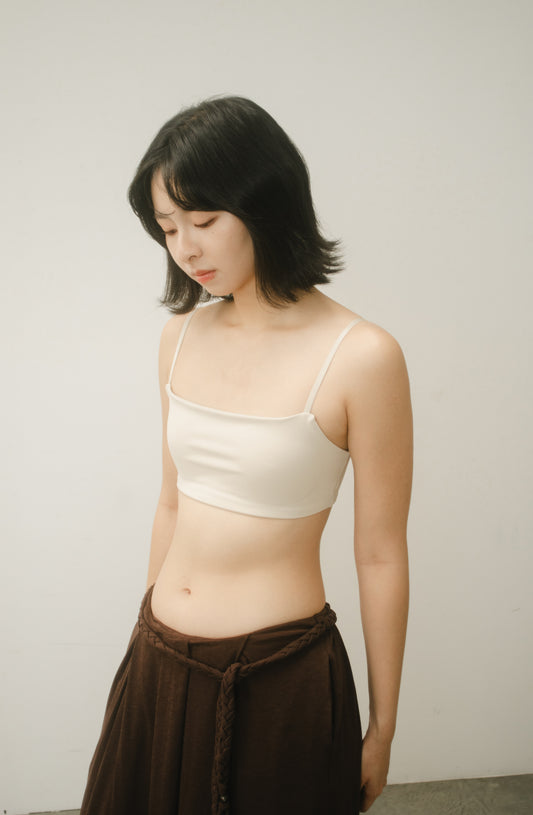 SIMPLICITY SQUARE BRA cream