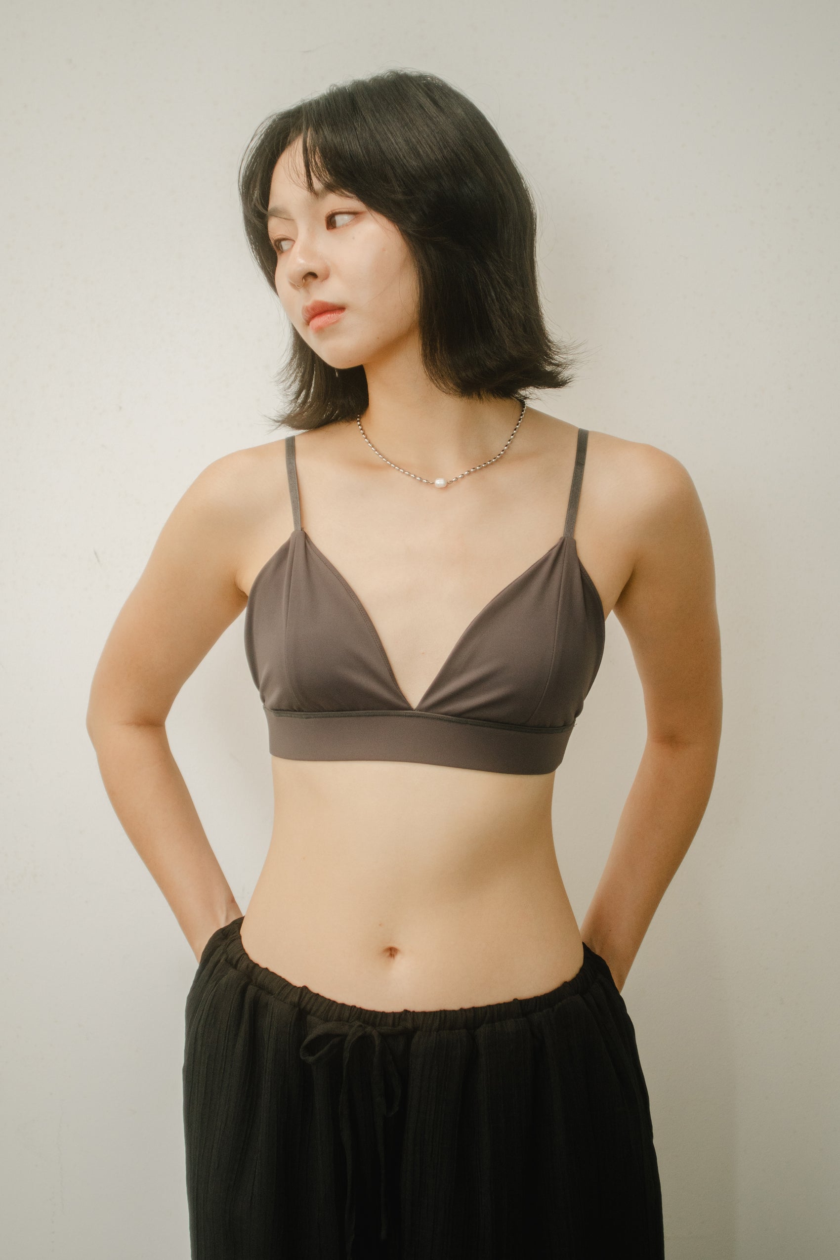 SIMPLICITY V-BRA charcoal