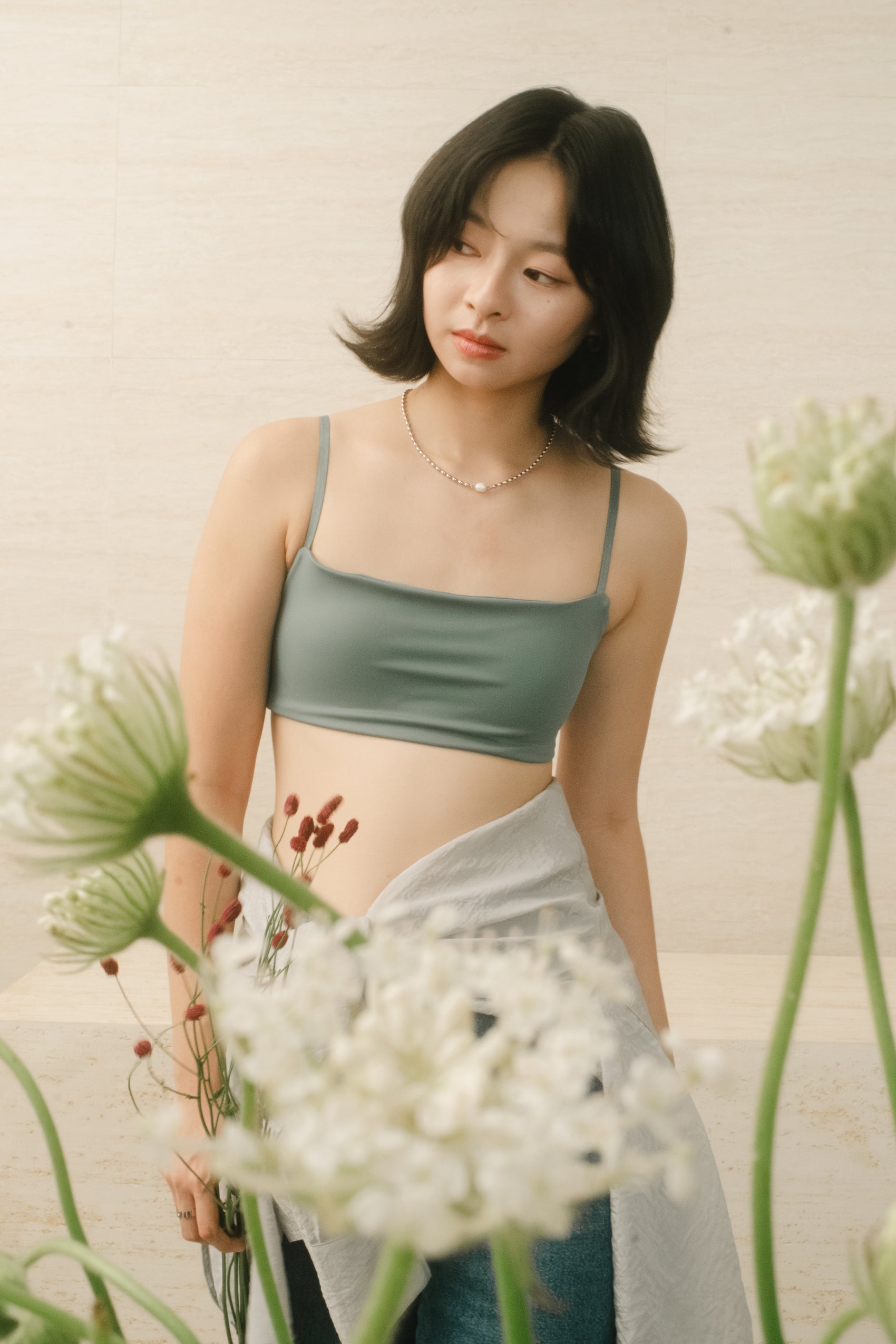 SIMPLICITY SQUARE BRA teal