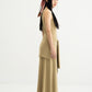 WES x SO | Waist Tie Tank Bra Dress (Khaki)