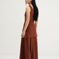 WES x SO | Waist Tie Tank Bra Dress (Rust)