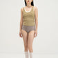 WES x SO | Two Piece Tank Bra Top (Khaki / Cream)