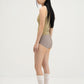 WES x SO | Two Piece Tank Bra Top (Khaki / Cream)