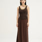 WES x SO | Two Piece Tank Bra Top (Brown / Khaki)