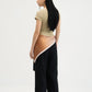 WES x SO | Baby Tee Bra Top (Khaki)