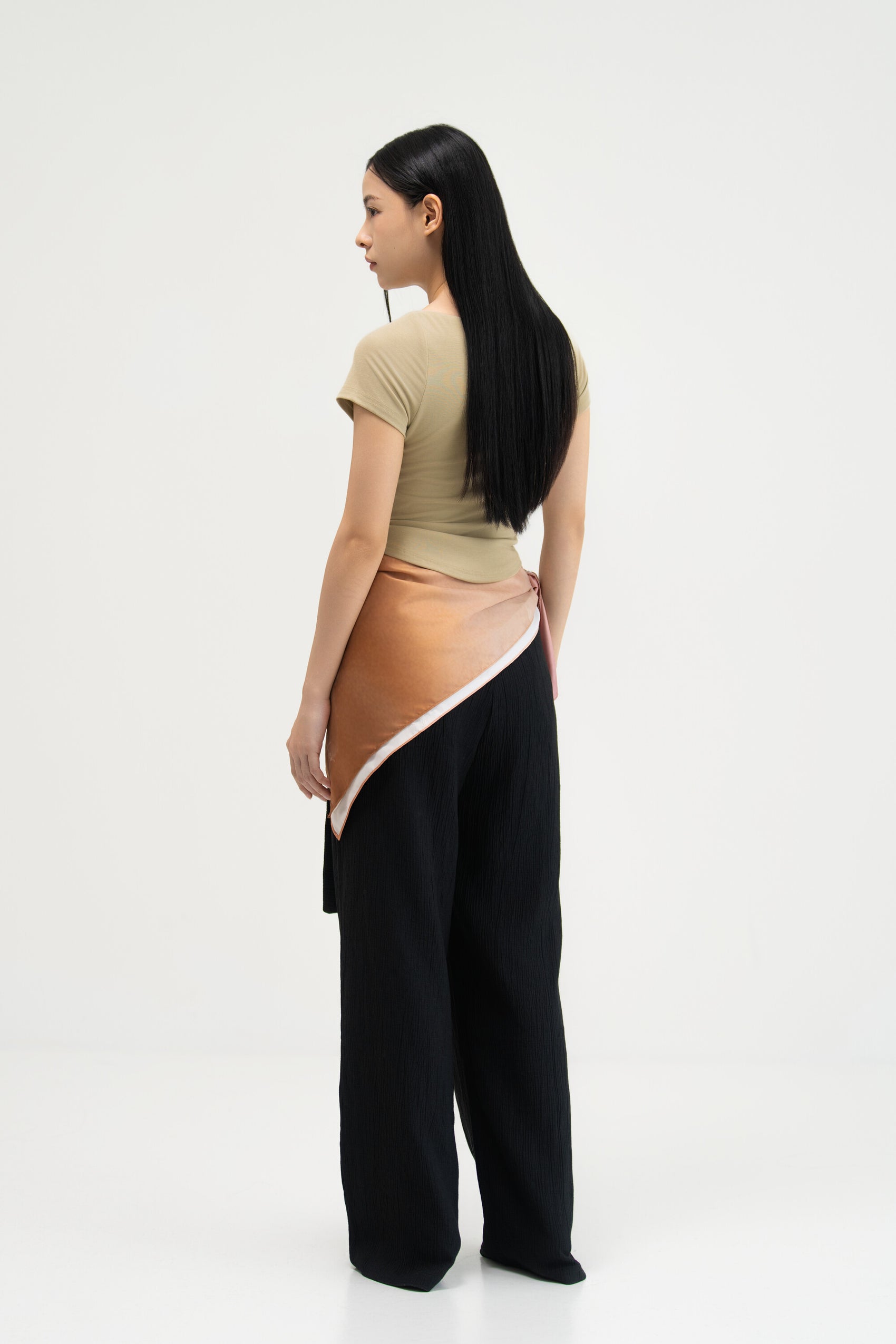 WES x SO | Baby Tee Bra Top (Khaki)