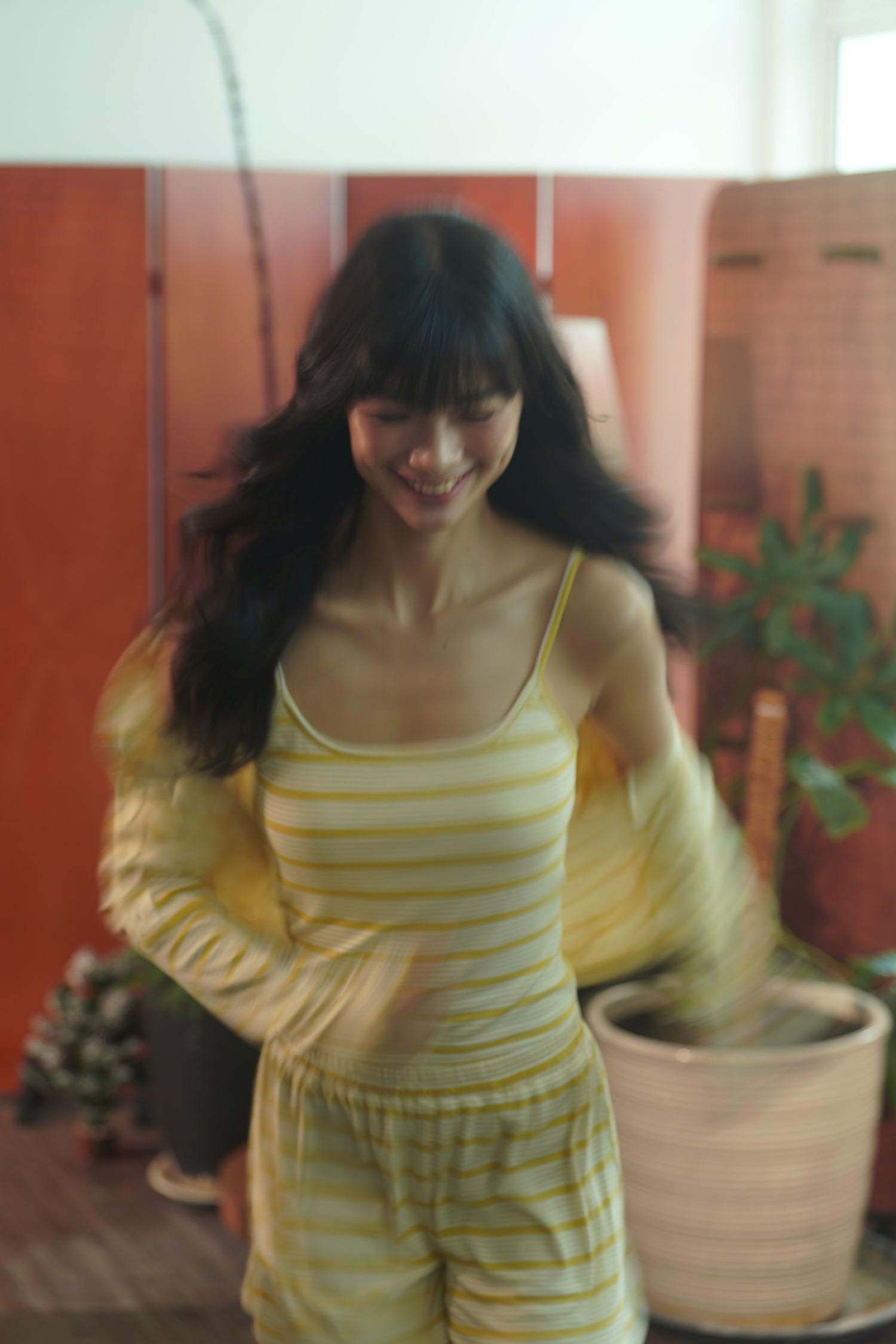 GOODNIGHT DARLING CARDIGAN mustard