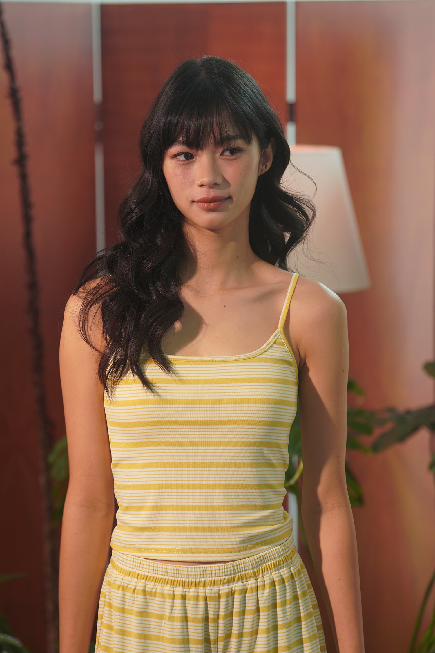 GOODNIGHT DARLING TANK TOP mustard