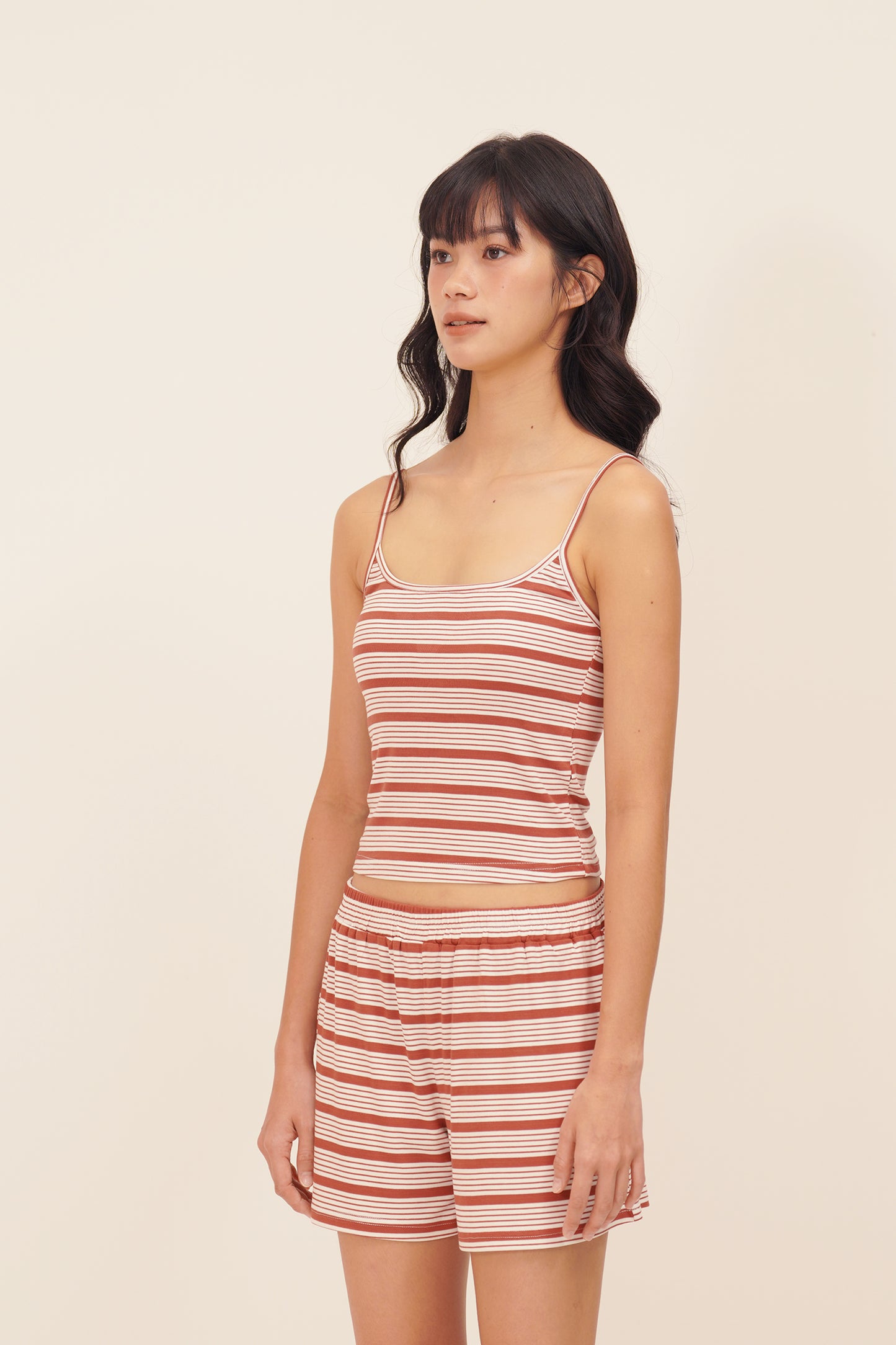 GOODNIGHT DARLING SHORTS redbean