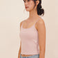 HUG ME STRAP TANK pink