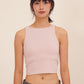 HUG ME CROPPED TANK pink