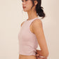HUG ME CROPPED TANK pink