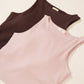 HUG ME CROPPED TANK brown