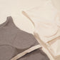 HUG ME CROPPED TANK grey