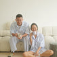 Snuggle Striped Long Pants light blue