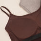 HUG ME STRAP TANK brown