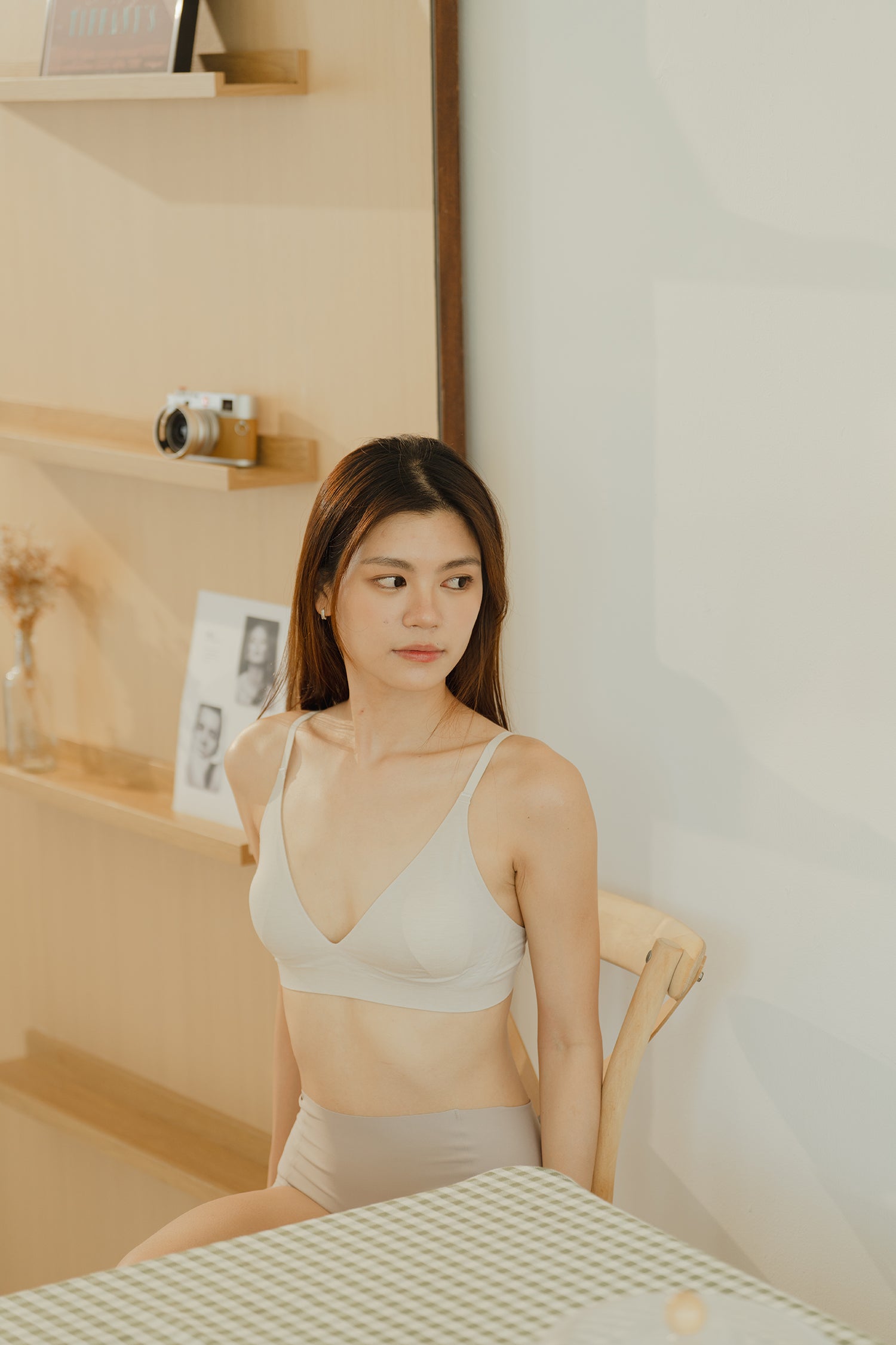 SECOND SKIN BRA oat