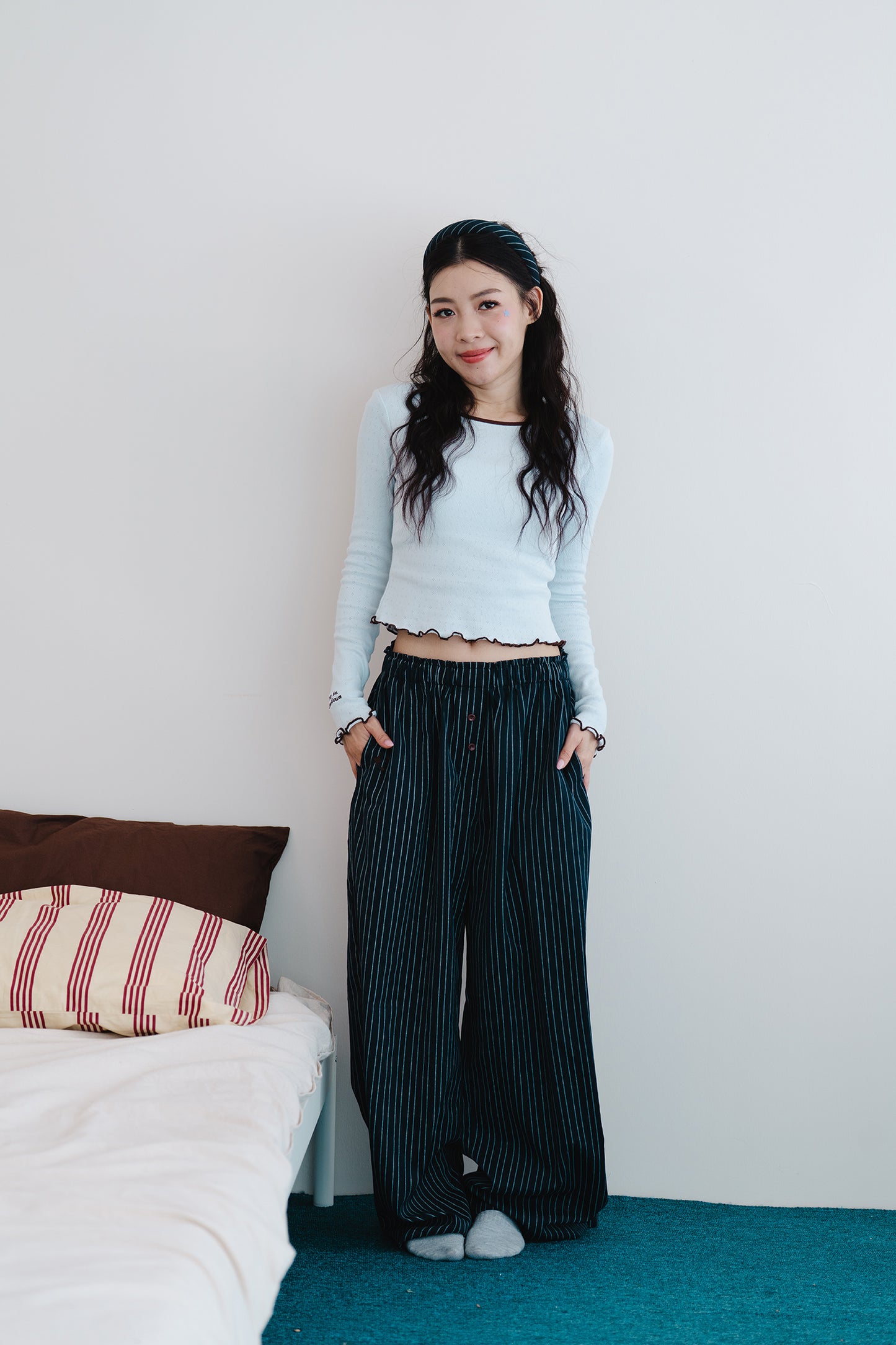 'Slow-down Lounge Pants' dark blue