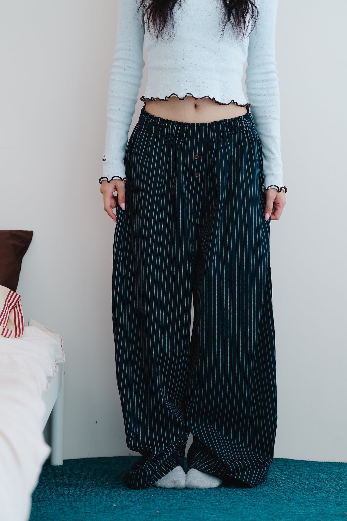 'Slow-down Lounge Pants' dark blue
