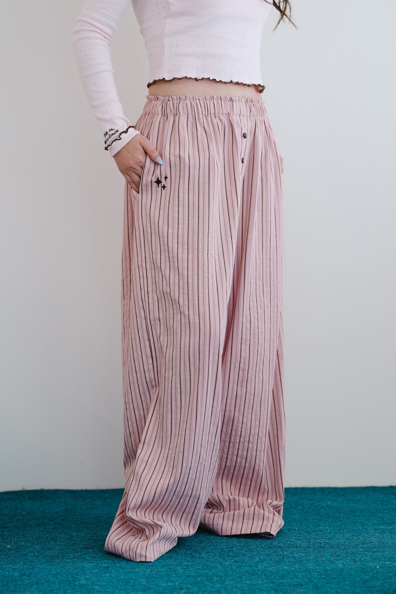 'Slow-down Lounge Pants' pink