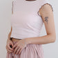 'Stay-in Baby Tee' baby blue