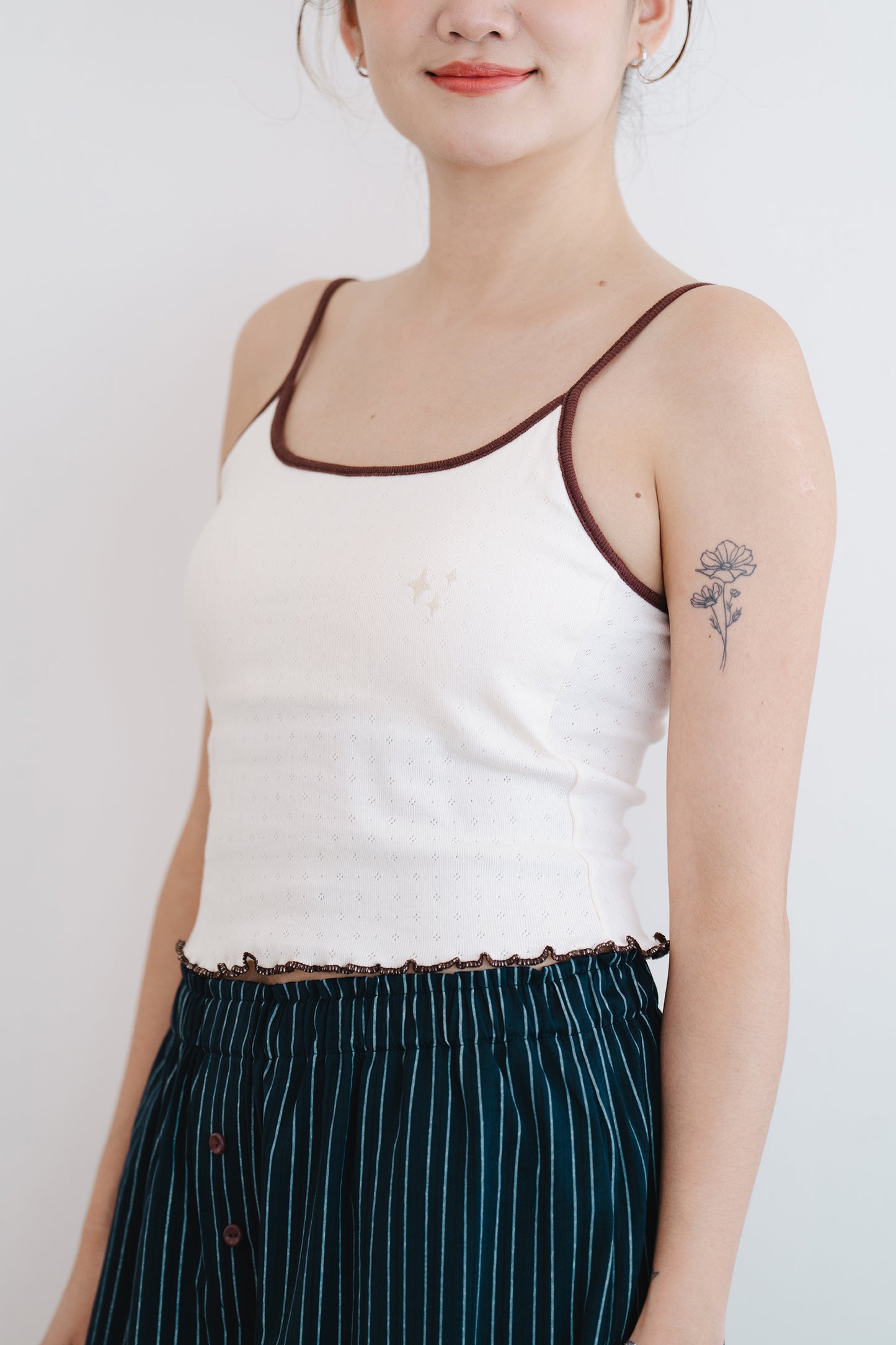 'Stay-in Tank Top' baby pink