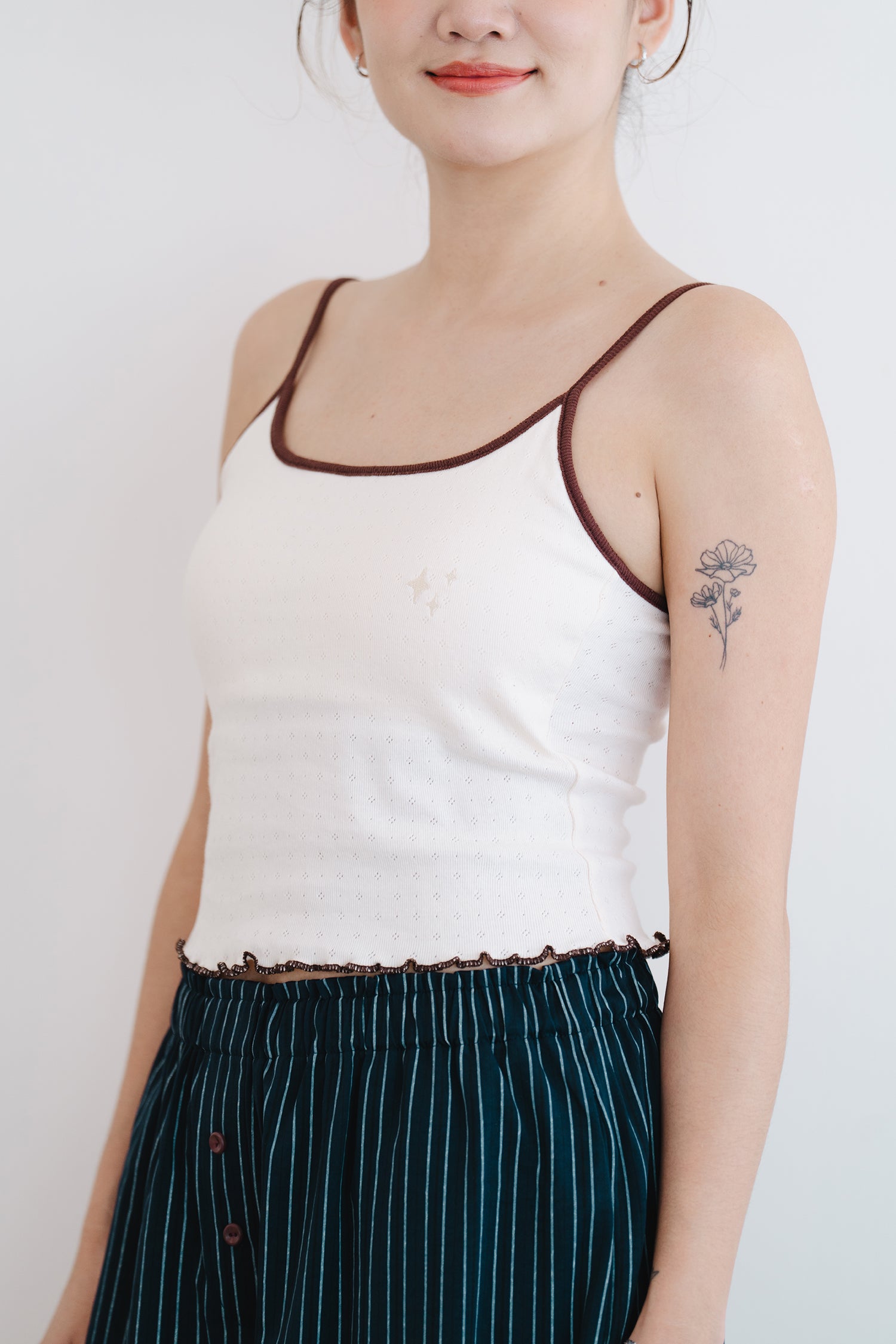 'Stay-in Tank Top' beige