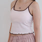 'Stay-in Tank Top' baby pink