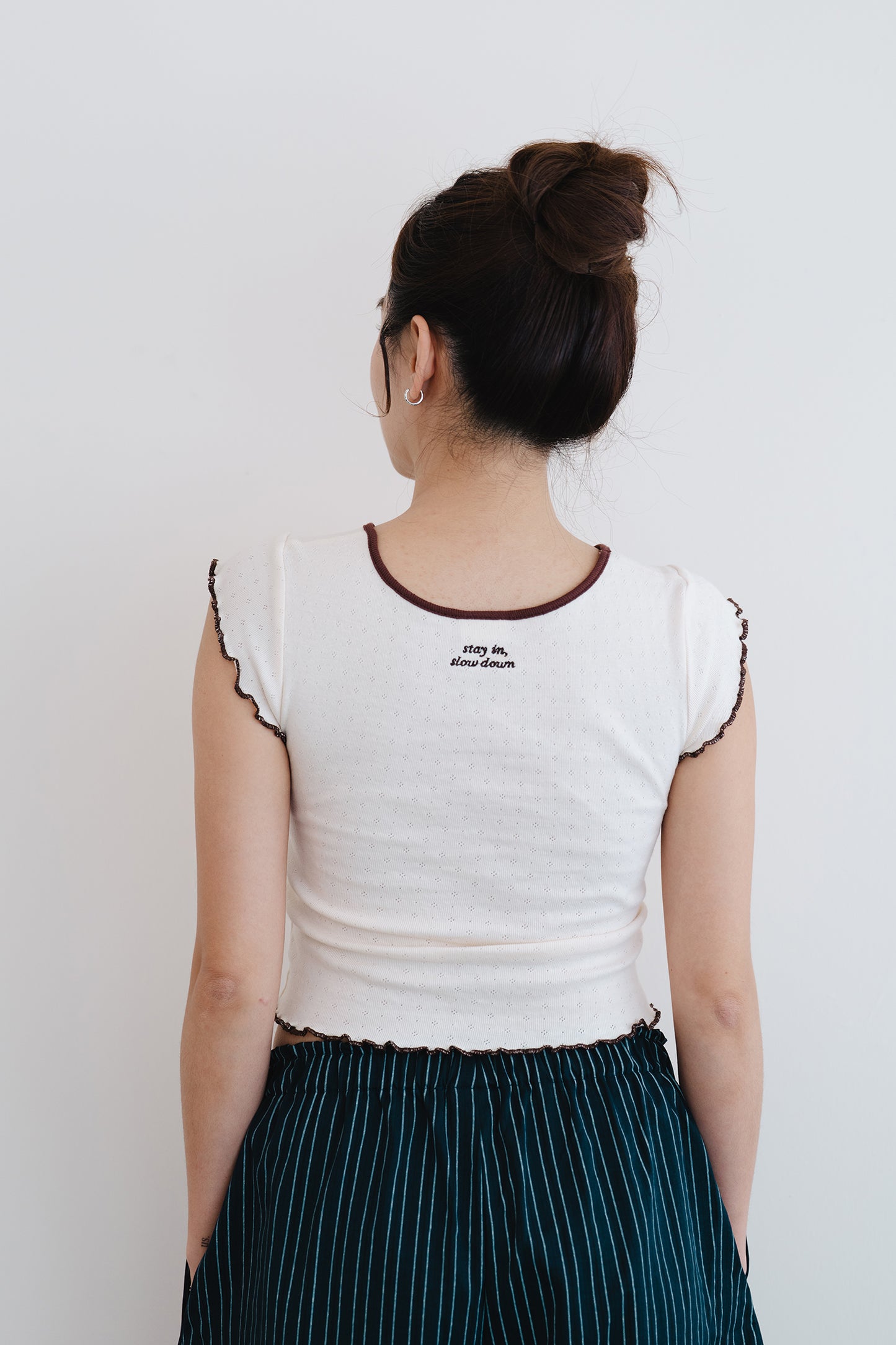 'Stay-in Baby Tee' beige