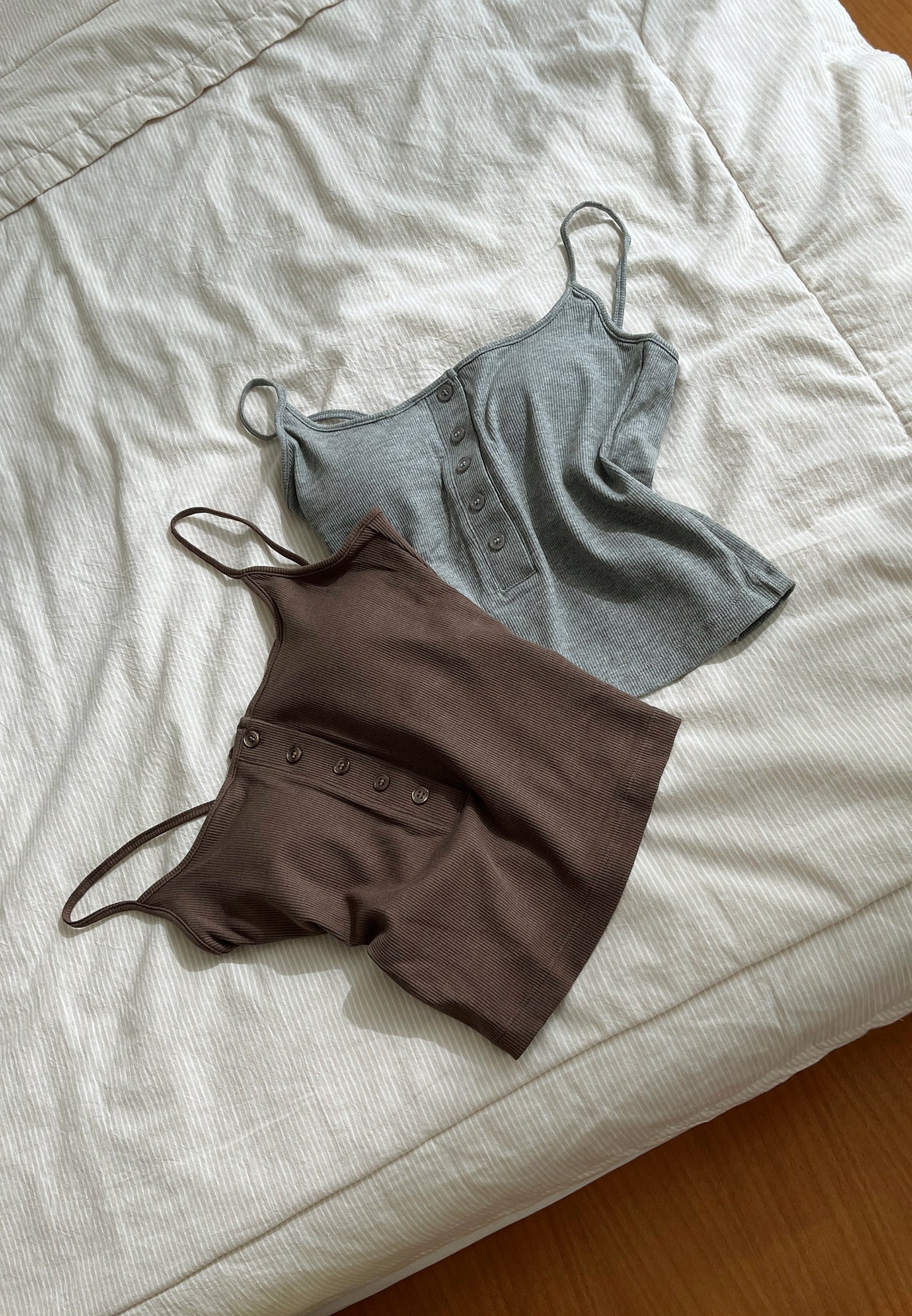 PADDED TANK TOP grey