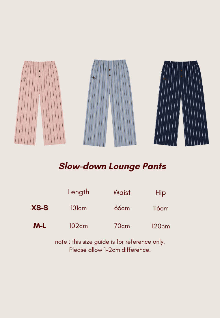 'Slow-down Lounge Pants' dark blue