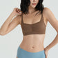 SUGARCUT SQUARE NECK BRA brown