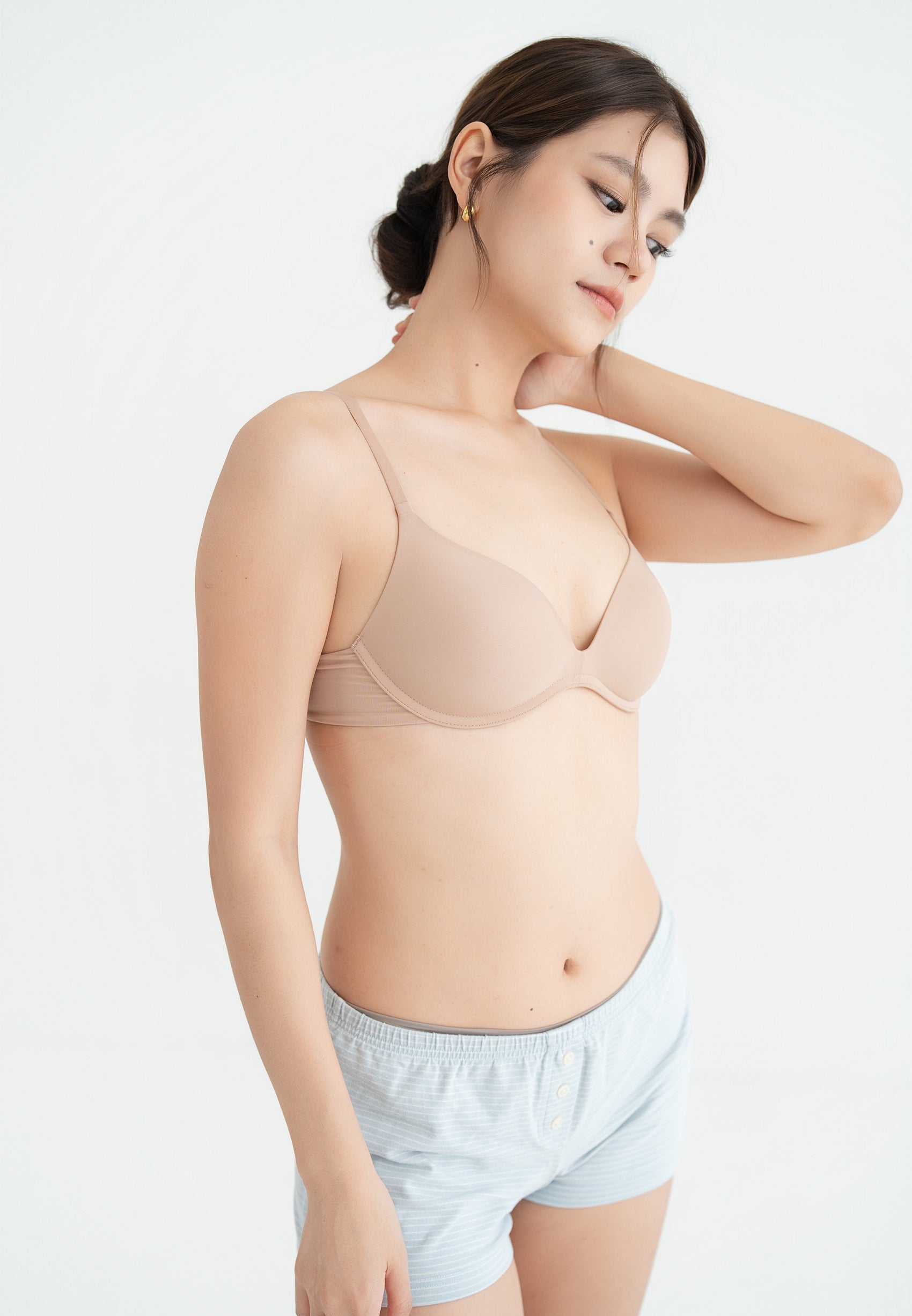 BABY GIRL DEMI BRA plum