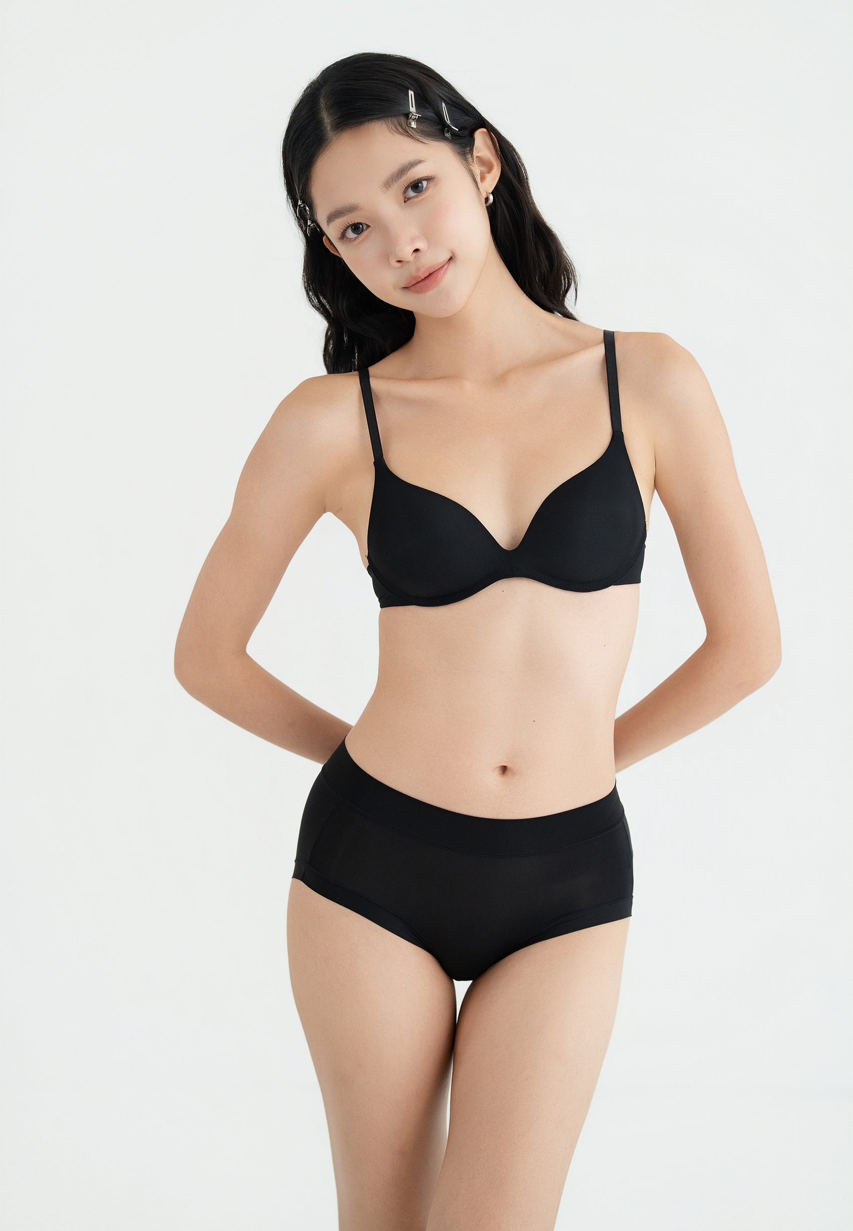 BABY GIRL DEMI BRA black