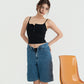 PADDED TANK TOP black